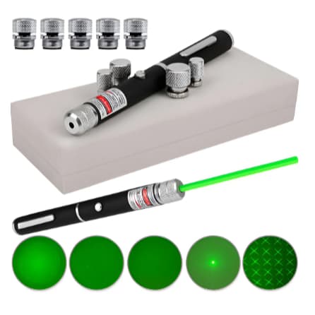 Caneta Laser Pointer Verde Super Potente 5000mw Lt-404