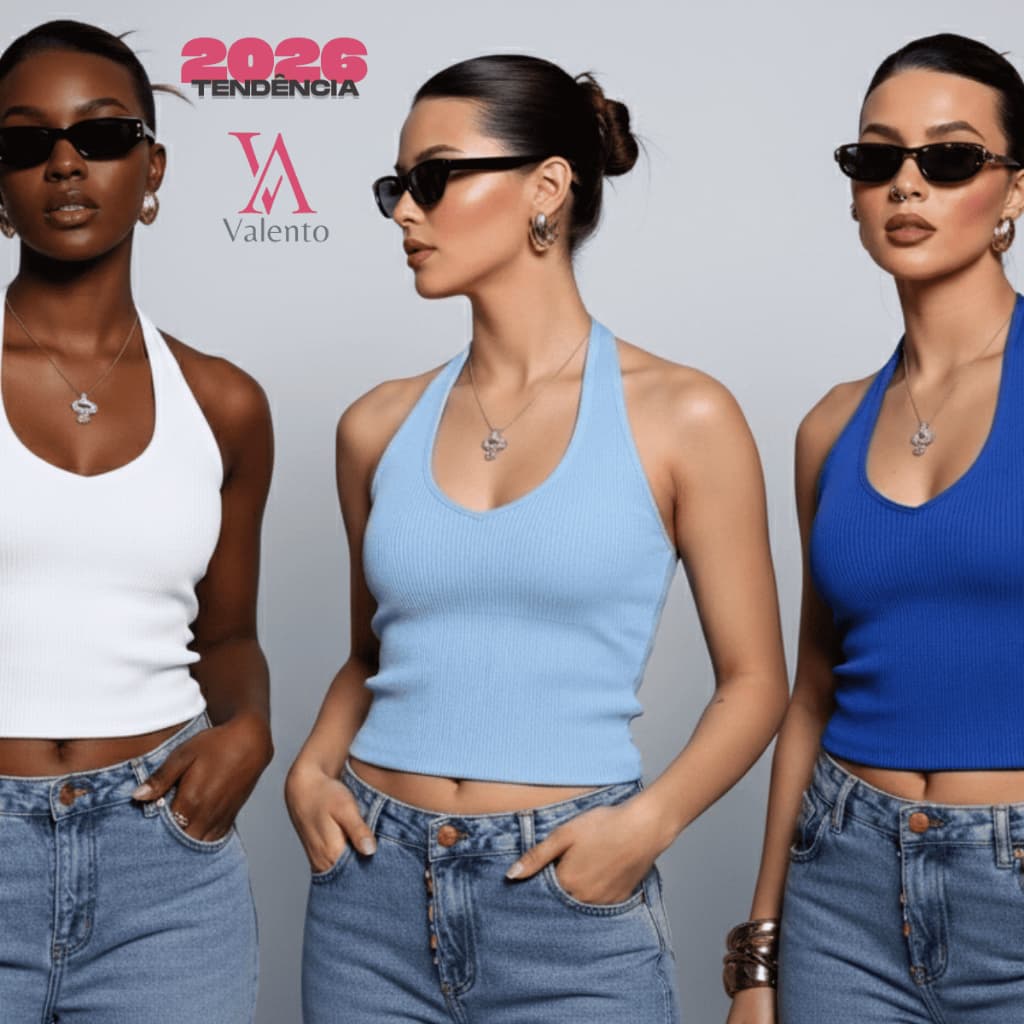 Kit 2 Blusa Feminina Frente Unica Tendência Verão Moda Gringa