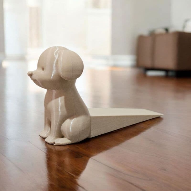 Trava Porta Doguinho – Suporte Aparador Divertido em Formato de Cachorro | Cunha/Calço Antivento