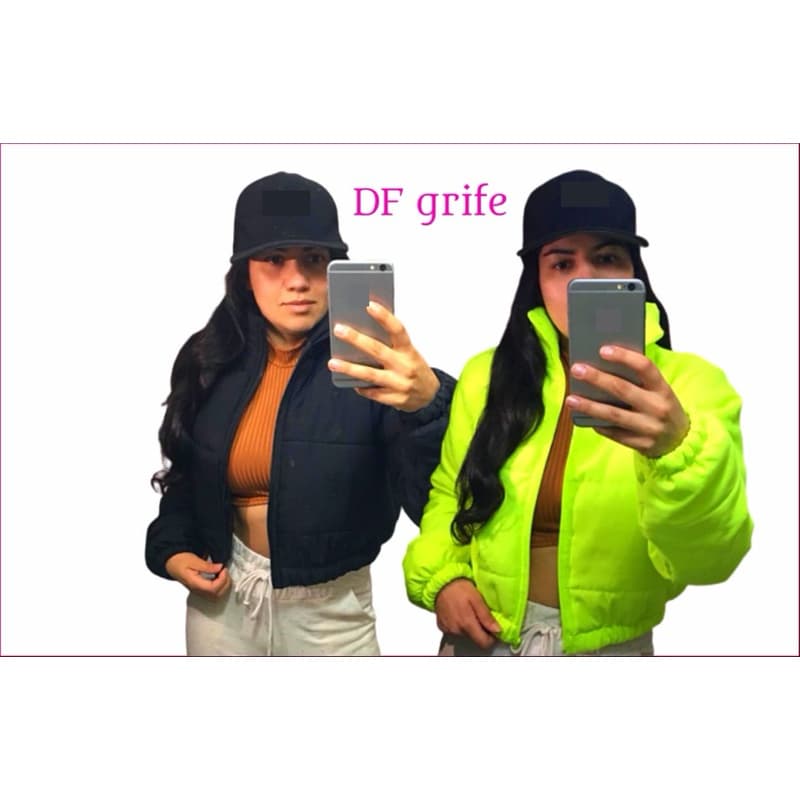 Jaqueta puffer feminina bobojaco COM BOLSOS , direto da fábrica