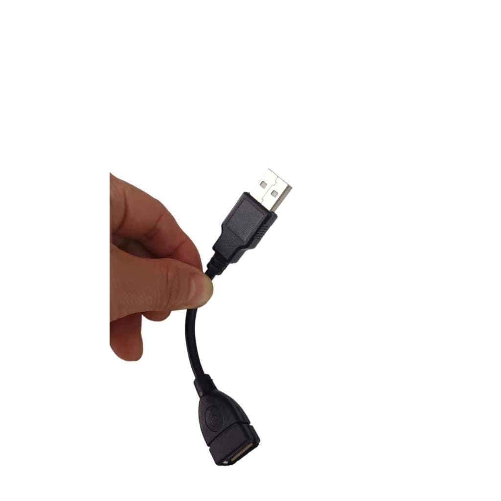 Adaptador Emenda Usb Macho-femea Extensor 10 Cm Curto