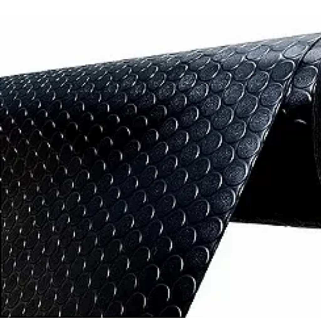 Piso Emborrachado Tipo Moeda 3mm Antiderrapante Industrial Comercial 2 M X 1 M