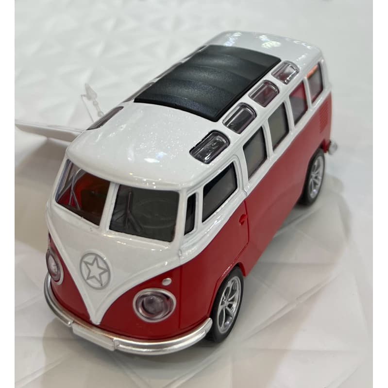 🚌 Miniatura Kombi Clássica com Portas Abertas – Colecionável de plástico  e Metal/EX-2654