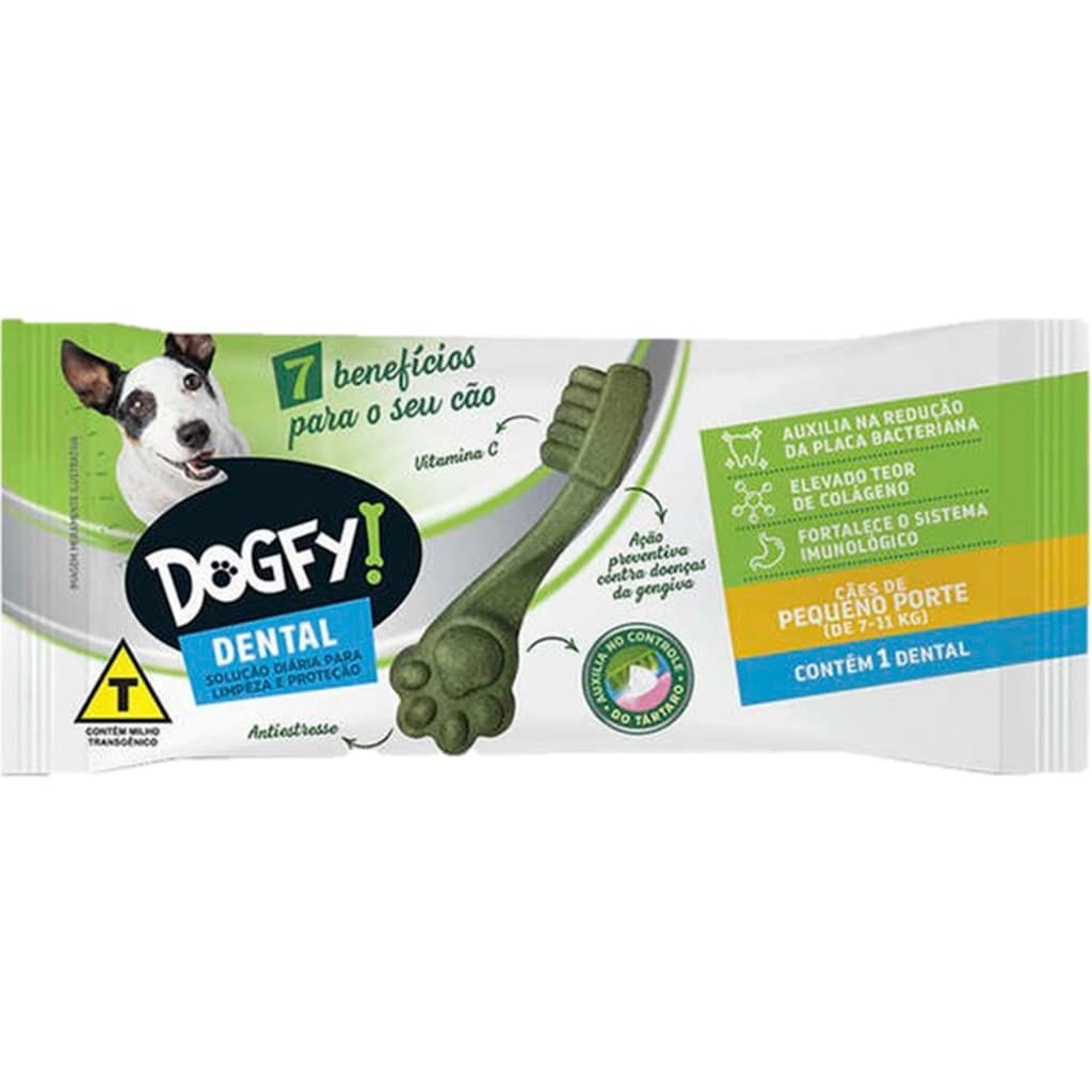 Petisco Anti Tártaro e Mau Hálito para Cães Dogfy Dental Original 1un