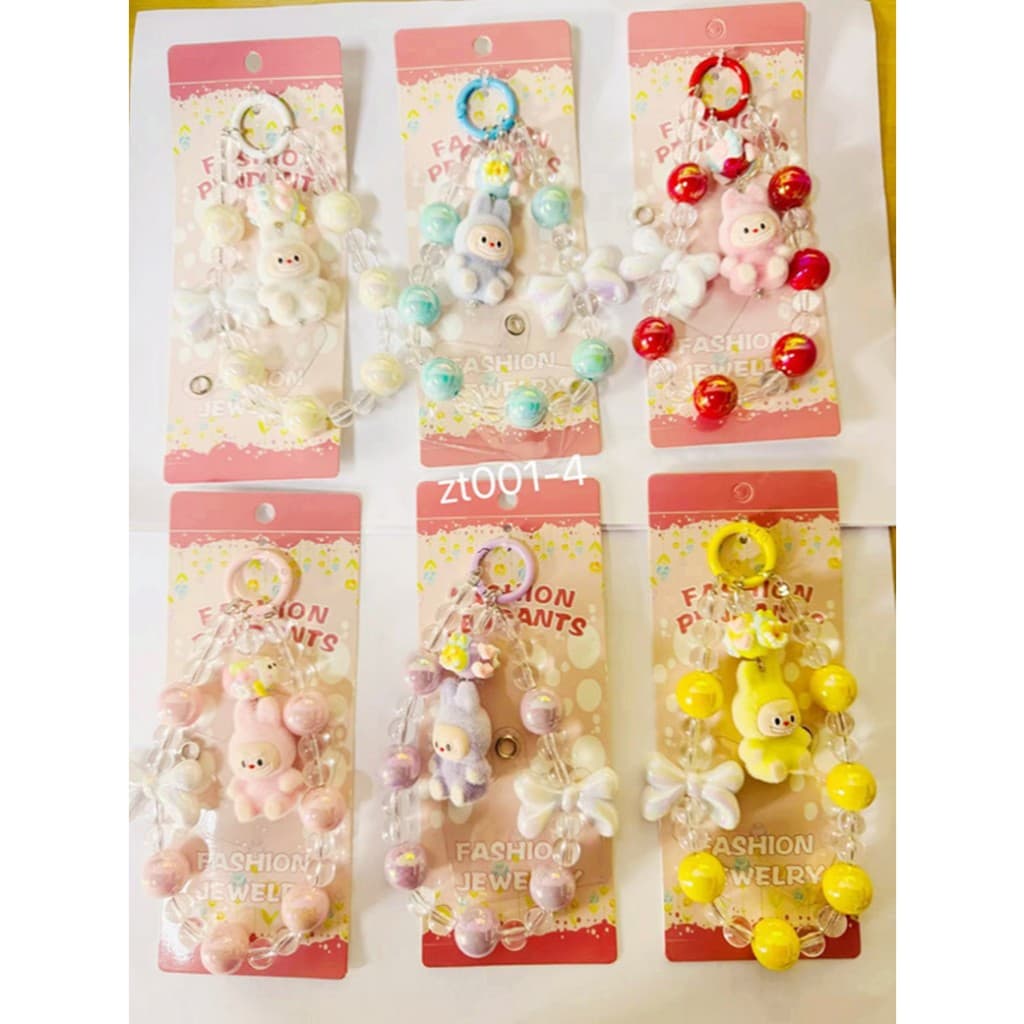 Pingentes para celular, chaveiros, correntes para bolsas, etc.001-4