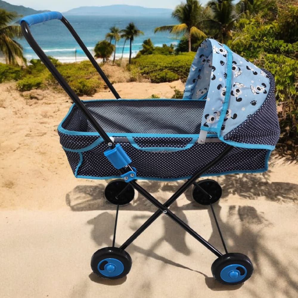 Carrinho De Boneca Reborn Berço Ninar Milano Xikiti +brinde JP