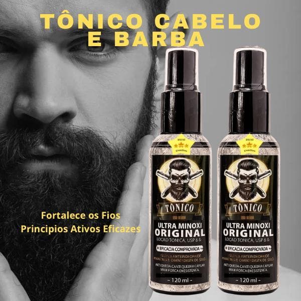 2x Ultra D'Lust Original Barba Cabelo 120ml