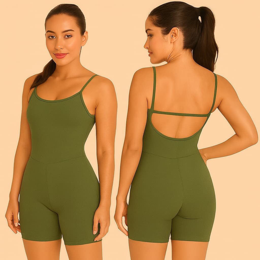 Macaquinho Fitness Alcinha Slim Zero Transparência Forrado Academia Macacão Crossfit