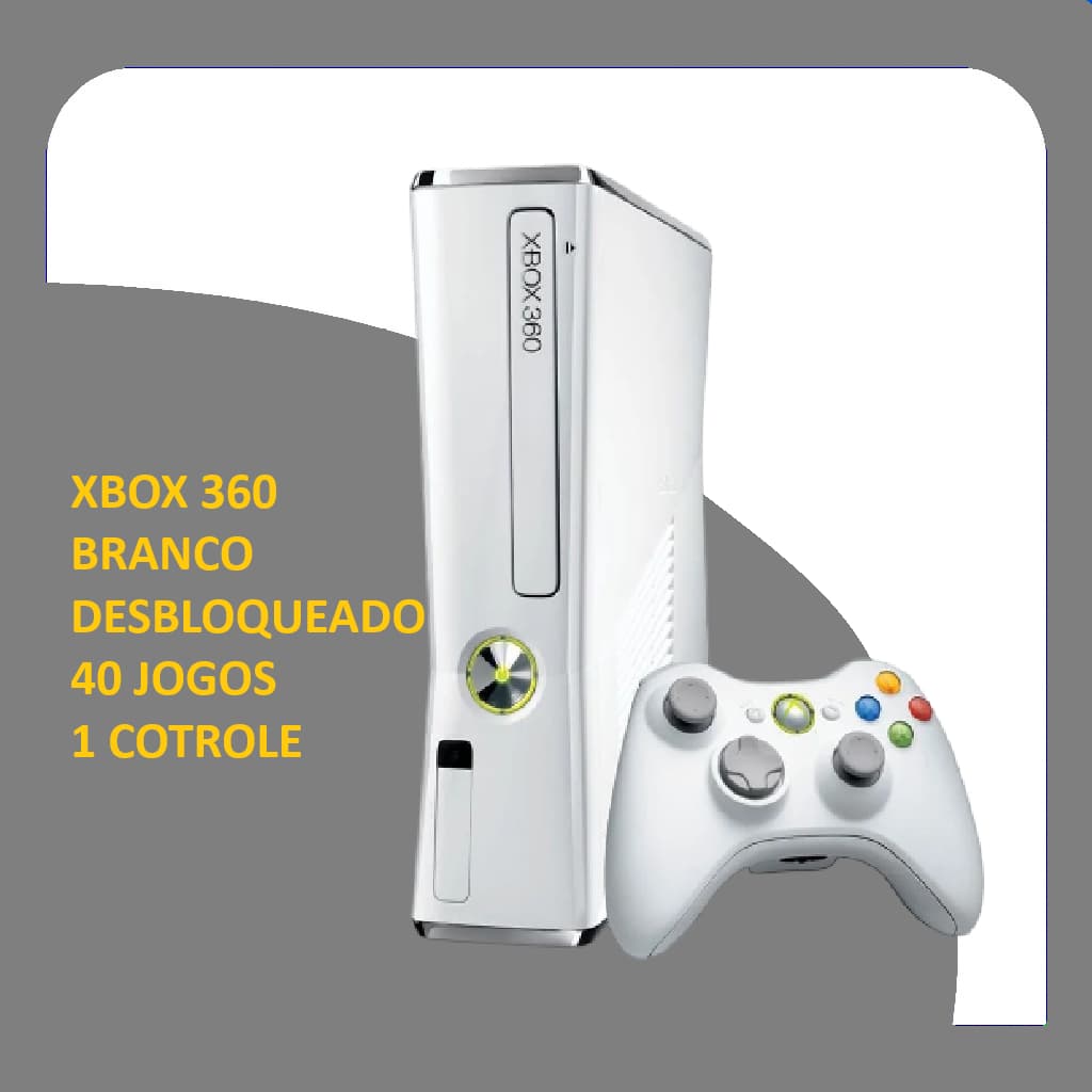 xbox 360 desbloqueado LTU+40 jogos controle com fio Microsoft