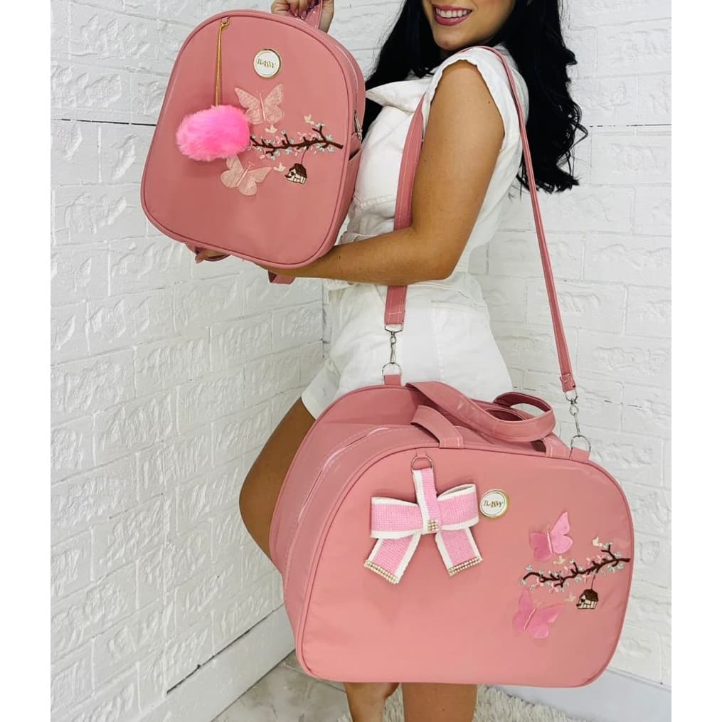 Bolsas maternidade 2 peças,Mala e mochila