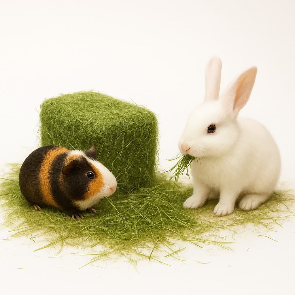 Feno Premium Verde Natural para Coelhos, Roedores, Chinchilas e Porquinhos da Índia - ENTREGA IMEDIATA