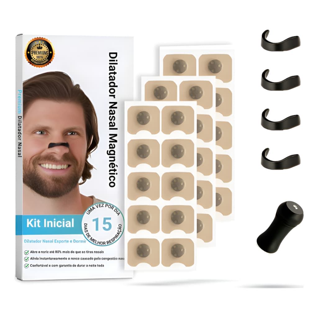Dilatadores Nasais Magnético Fitas Nasais Inicial Para Dormir Melhorar a Respiração