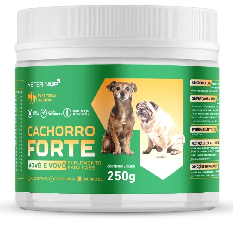 Cachorro Forte Vovô e Vovó 250g -Cães Idosos - Direto da Fábrica - Envio Imendiato