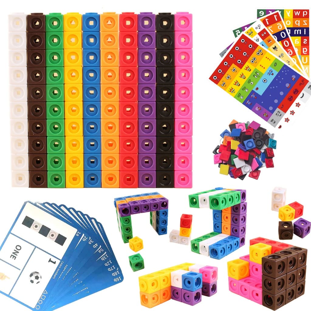 Blocos de Montar Numberblocks | Auxiliar de Ensino para Crianças do Jardim de Infância