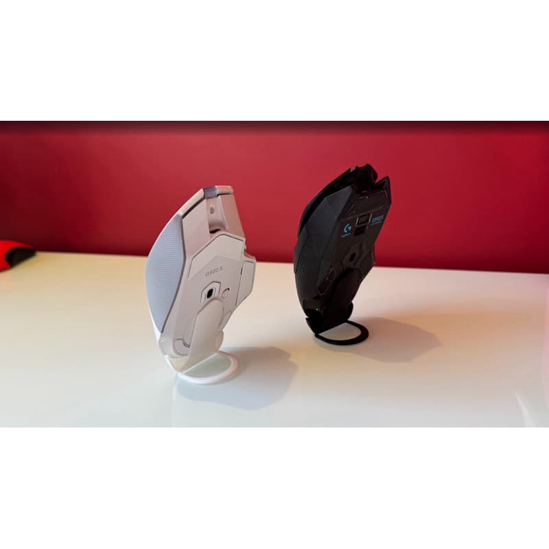 Suporte minimalista para mouse-Suporte para mouse universal-Suporte De Mesa Preto Compativel para Mouse-Organizador