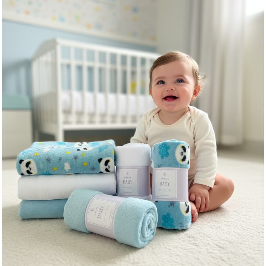 Manta Bebê Cobertor Menino Menina Mantinha Coberta Menor Preço