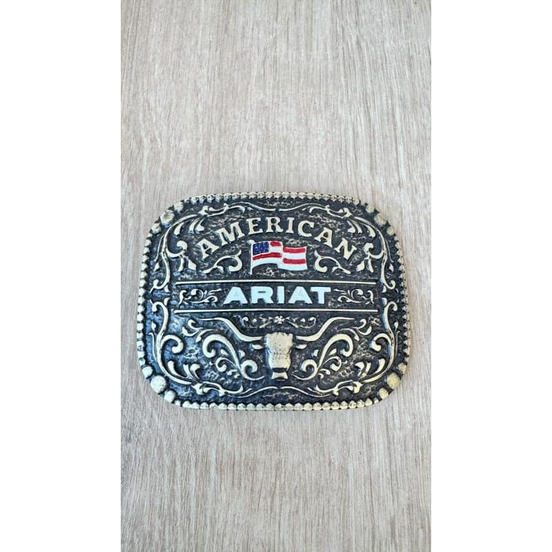 fivela county ARIAT American metal