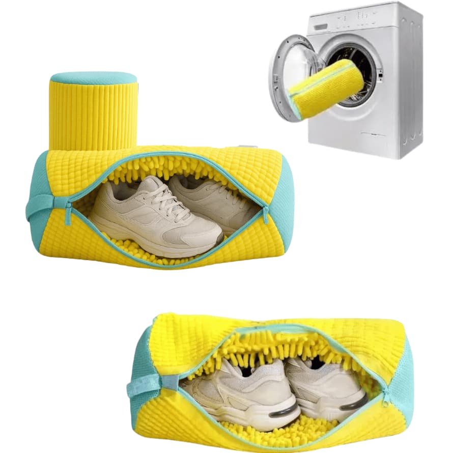 Bolsa Protetora para Lavar Tênis e Sapatos na Máquina – Antidanos e Reutilizável Protege e Limpa