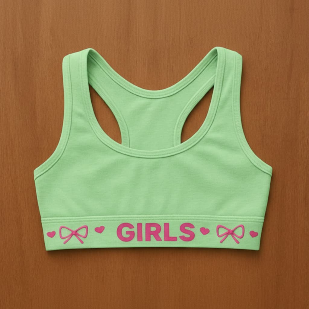 Kit Kits 1, 2 Ou 3 Top Juvenil Infantil Menina Conforto Microfibra 4 A 12 Anos Básico Lindo Sortido Primeiro Soutien