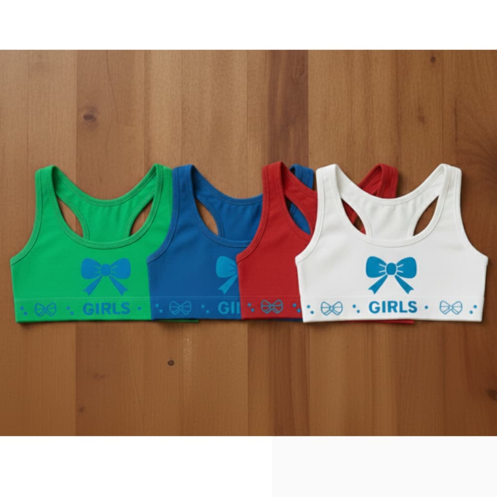 Kit 1, 2 Ou 3 Top Infantil Microfibra 4 A 12 Anos Muito Confortável Qualidade Premium