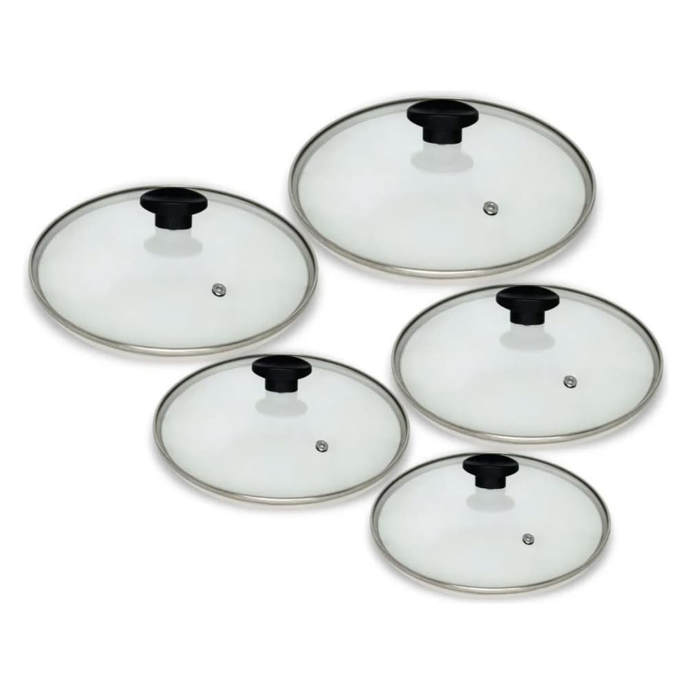 Jogo Tampa de Vidro Temperado 16 18 20 22 24 Cm
