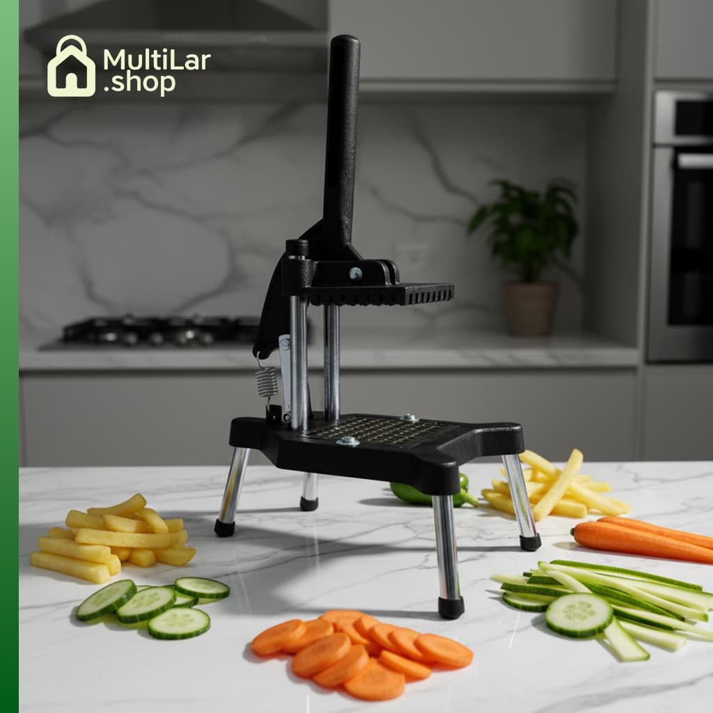 Picador de Legumes Industrial Fatiador Cabrita Batata Frutas Profissional