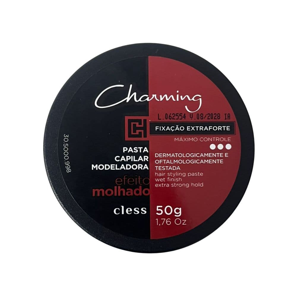 Pasta Capilar Modeladora Charming Extra Forte Efeito Molhado 50g Cless