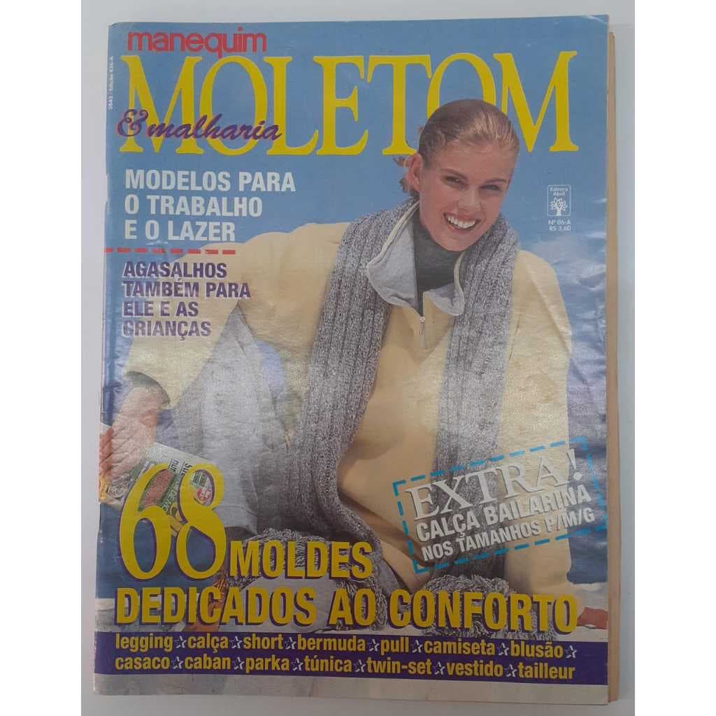 Revista Manequim Moletom E Malharia Agasalhos Calça Vestido 20874