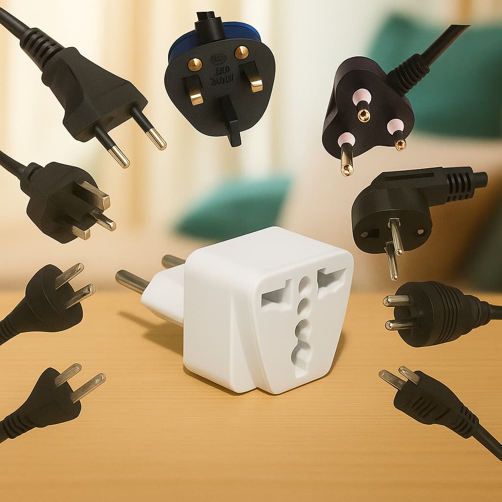 Tomada Adaptador Universal Padrão Europeu Uk Para Brasil 110V/220V