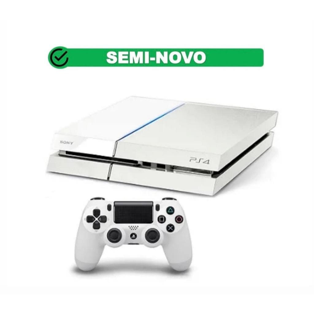 Console PS4 FAT 500GB Branco + 1 Jogo