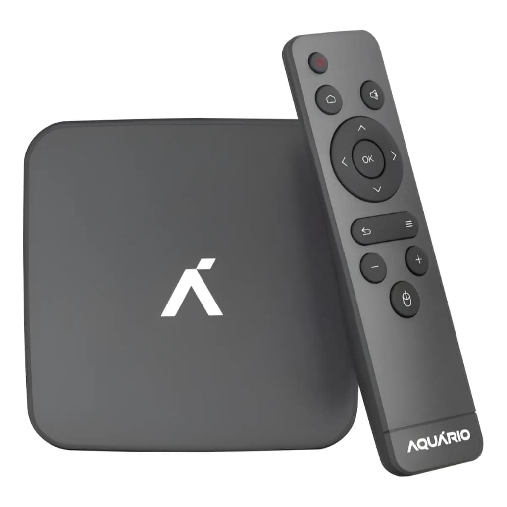 Tv box Aquário STV-3000 Plus 4k 16GB preto com 2GB de memória RAM