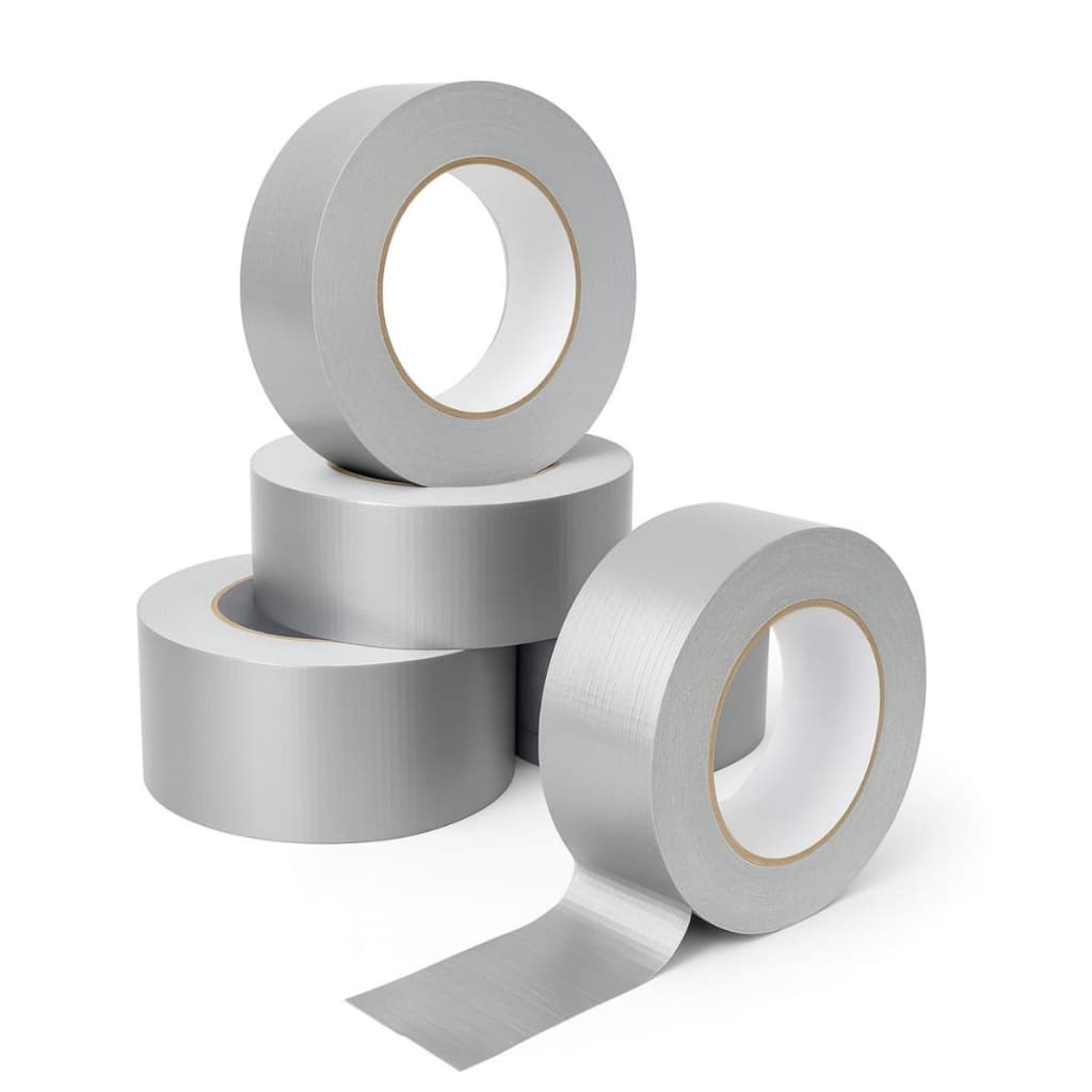Silver Tape Fita Cinza 50 Metros Multiuso 45mm x 50metros Resistente Prata Rolo Reparo Adesiva