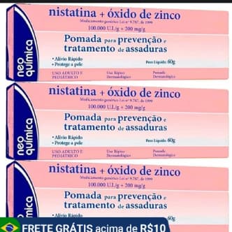Kit Creme pomada para assadura com óxido de zinco 60g