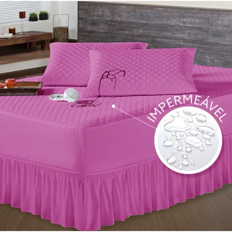 Protetor Colchão Solteiro, Casal, Queen e King Box Impermeável Promoção