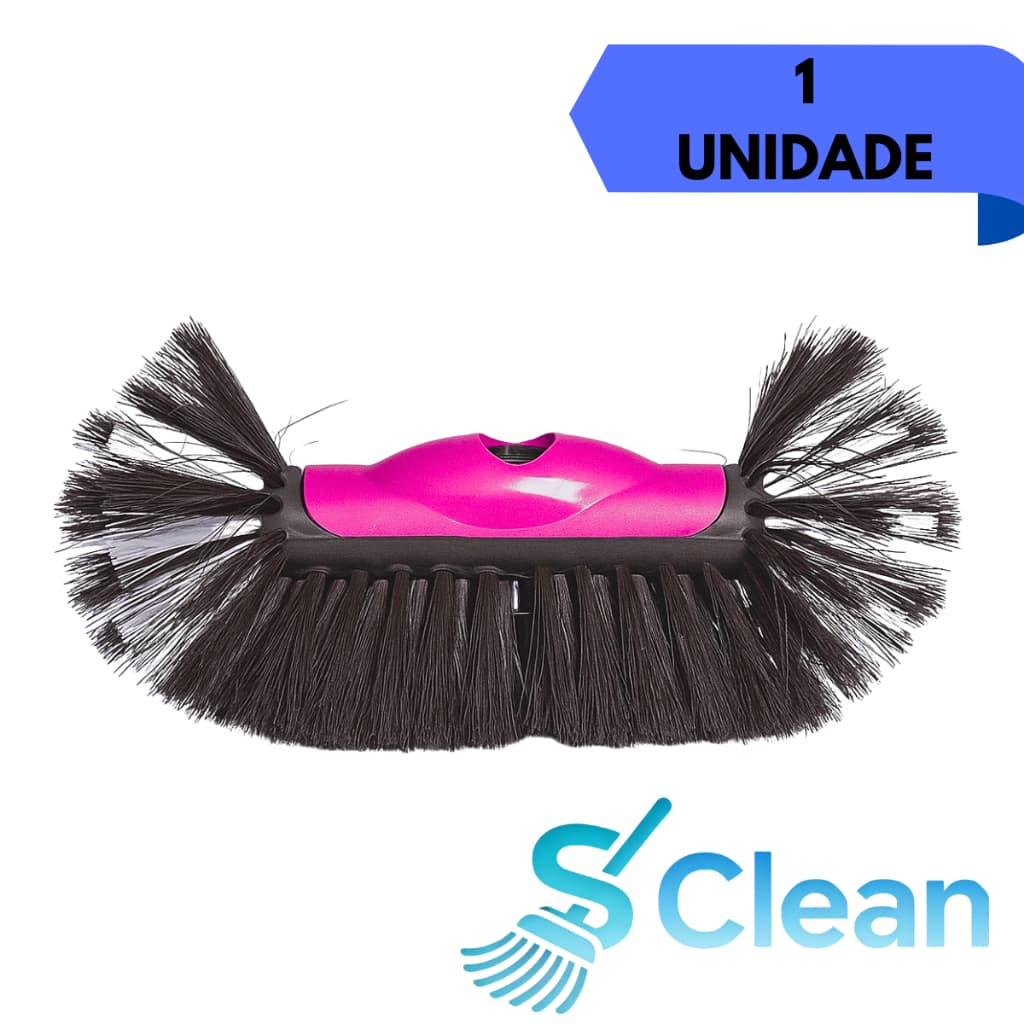 Vassoura Pelo Bola – Cerdas 360° Macias para Pisos Internos e Delicados e Cantos