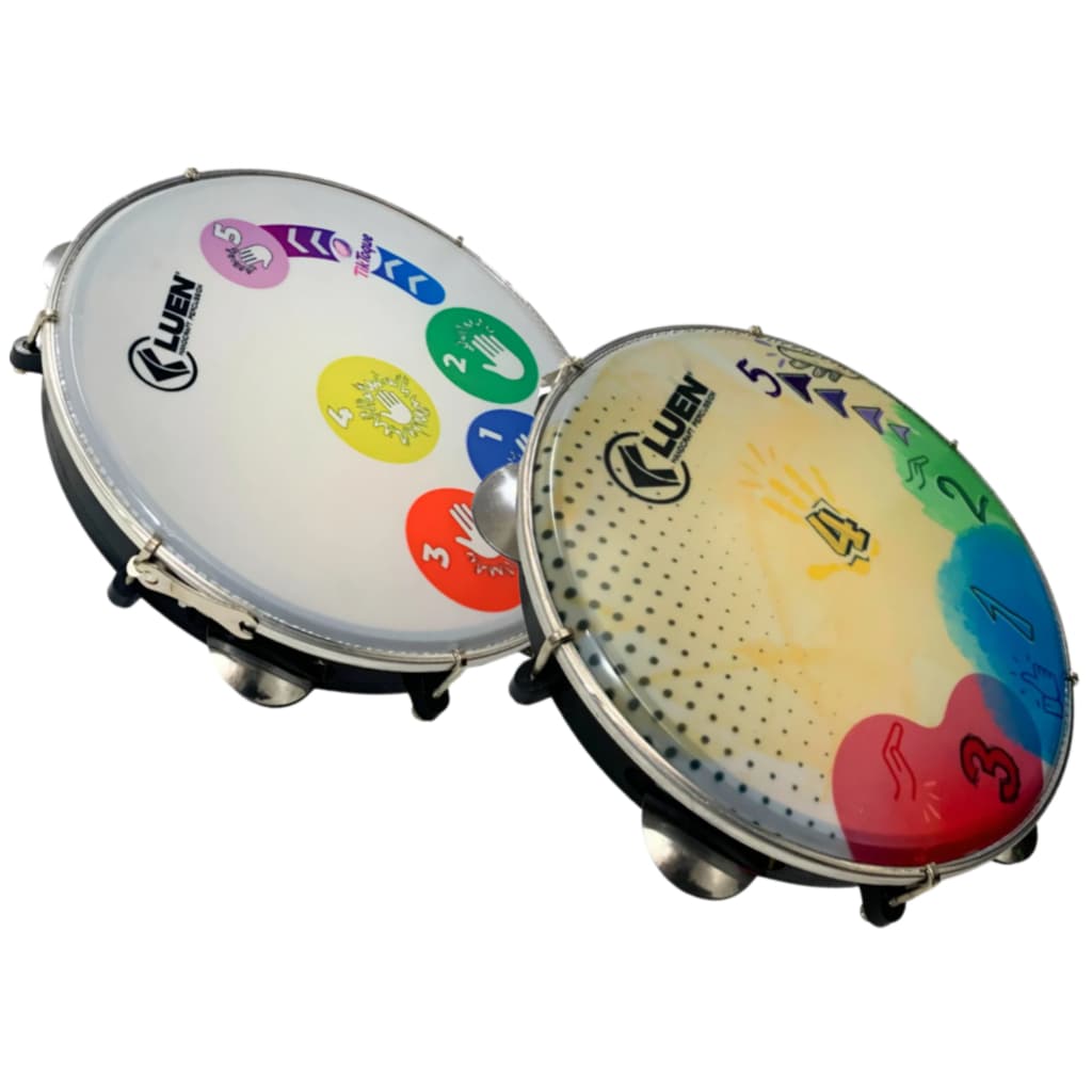 Pandeiro Luen 10 Polegadas - Easy Play - Injetado Black