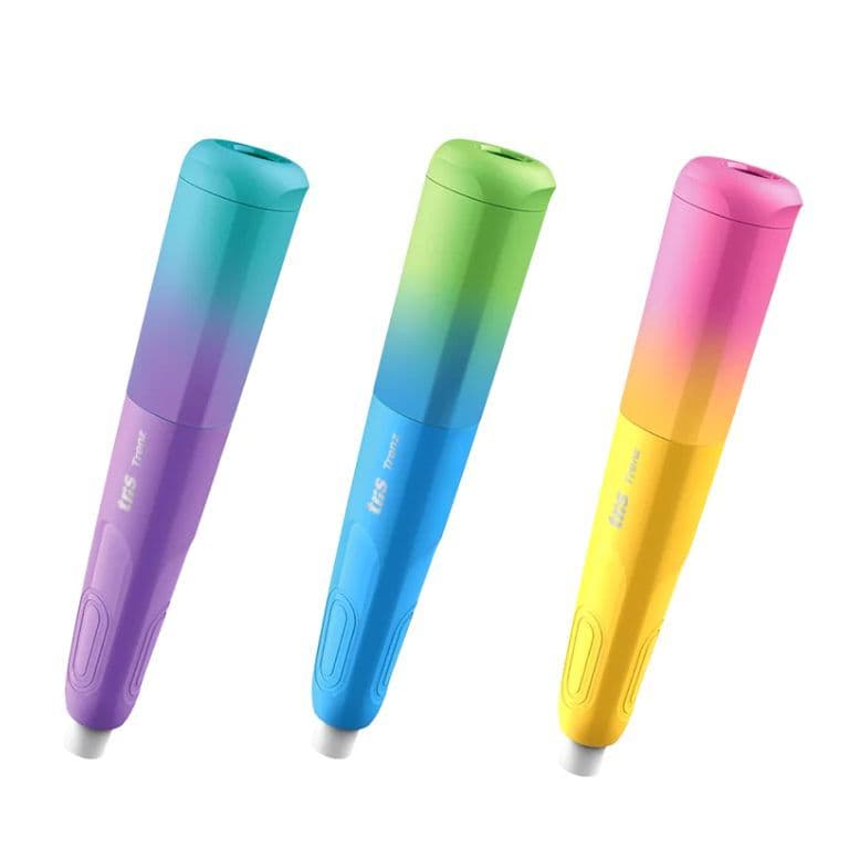 CANETA BORRACHA + APONTADOR TRENDZ TRIS