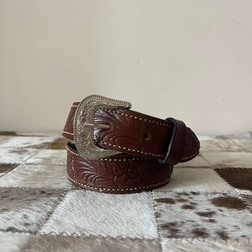 Cinto Infantil Aplique Brilhos Couro Legítimo Muita Qualidade