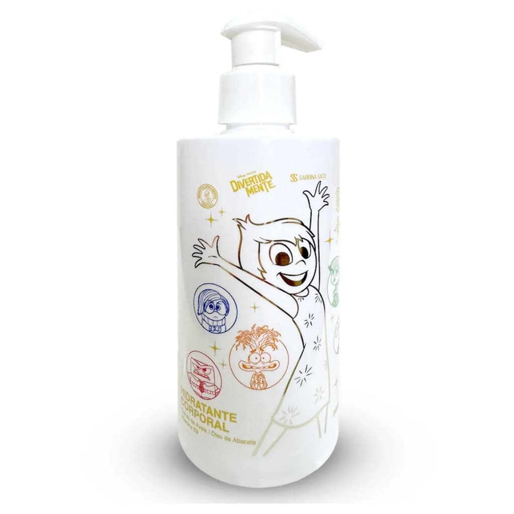 Hidratante Corporal Divertidamente 250ml com Extrato de Aveia, Óleo de Abacate e Vitamina B3, Vegano, Cruelty free