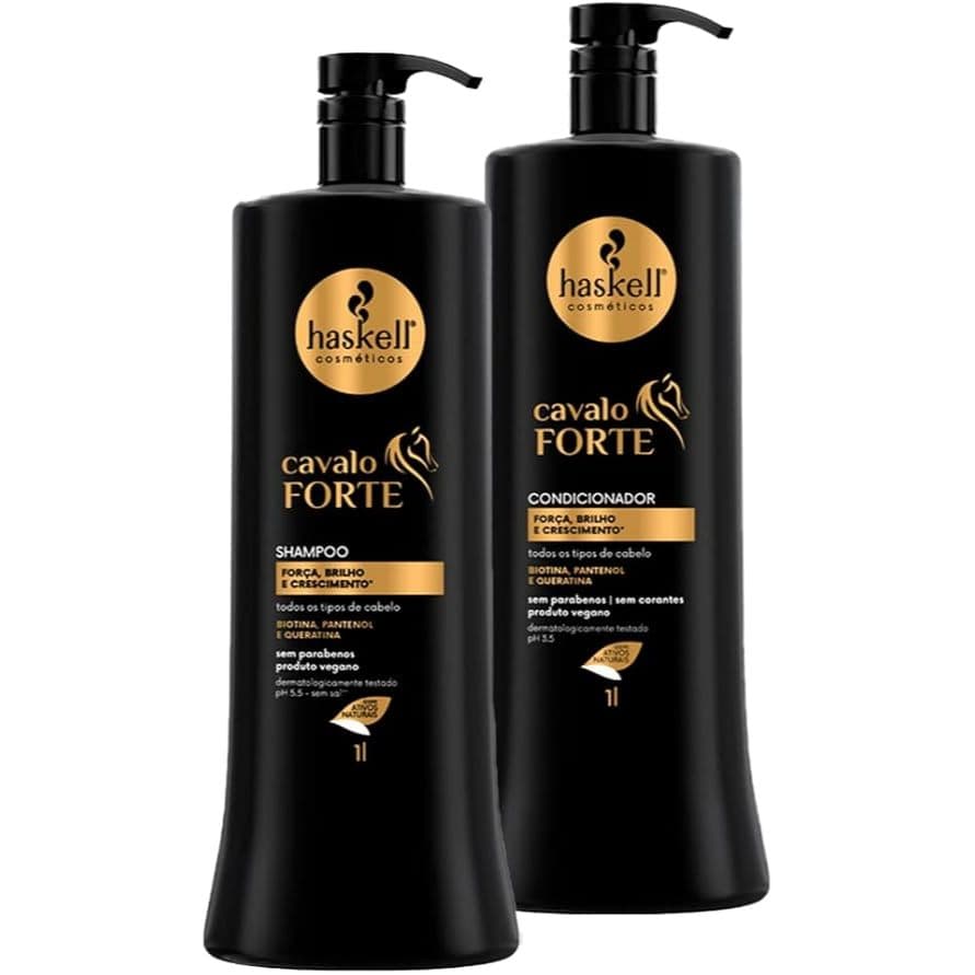 Kit Shampoo e Condicionador Cavalo Forte 1L