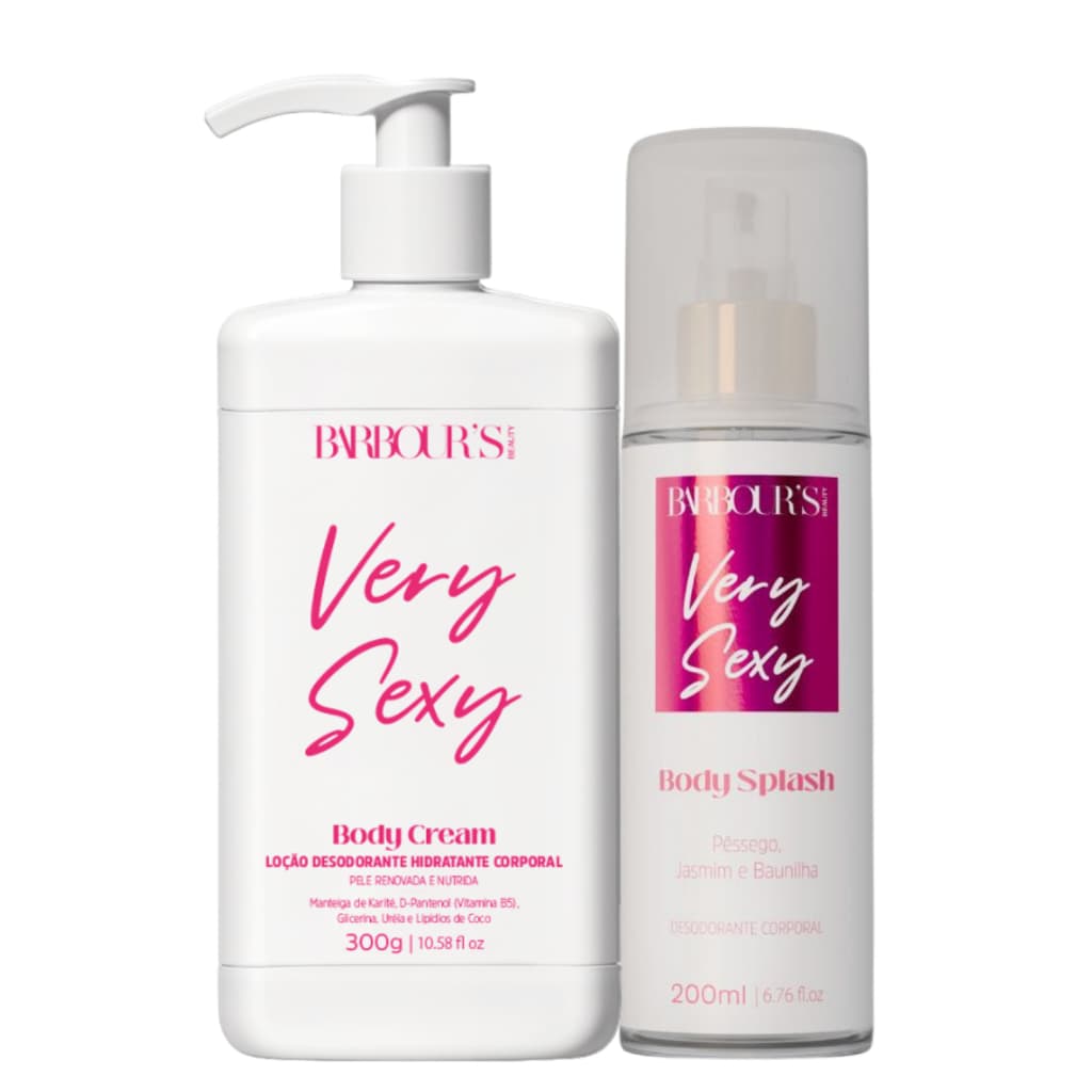Kit Body Splash e Hidratante corporal Very Sexy Barbours