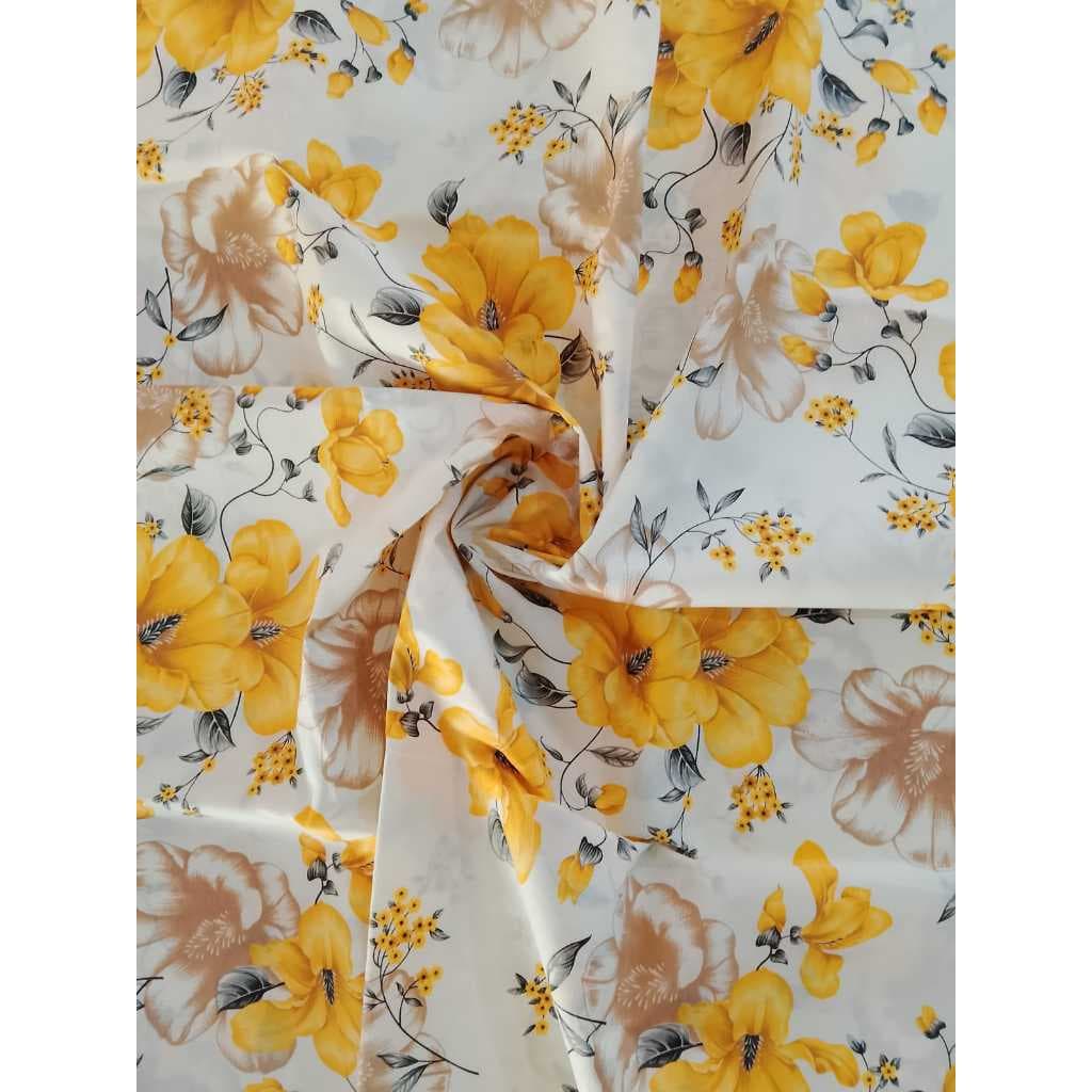 6 Metros De Tecido Percal Estampado Algodão 180 Fios - 2,50mt De Largura