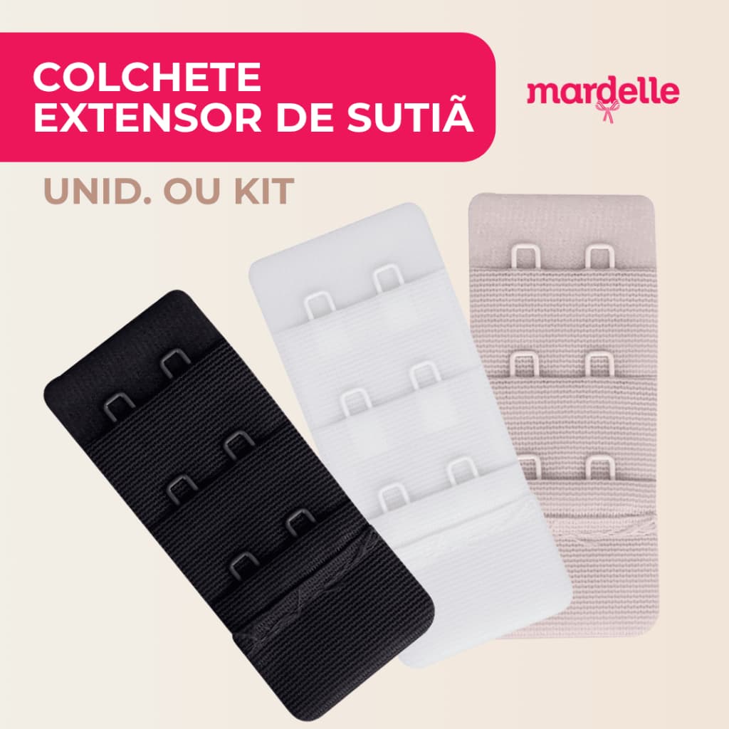 Colchete Extensor Para Cós De Sutiã Dois Ganchos 076 / AC082