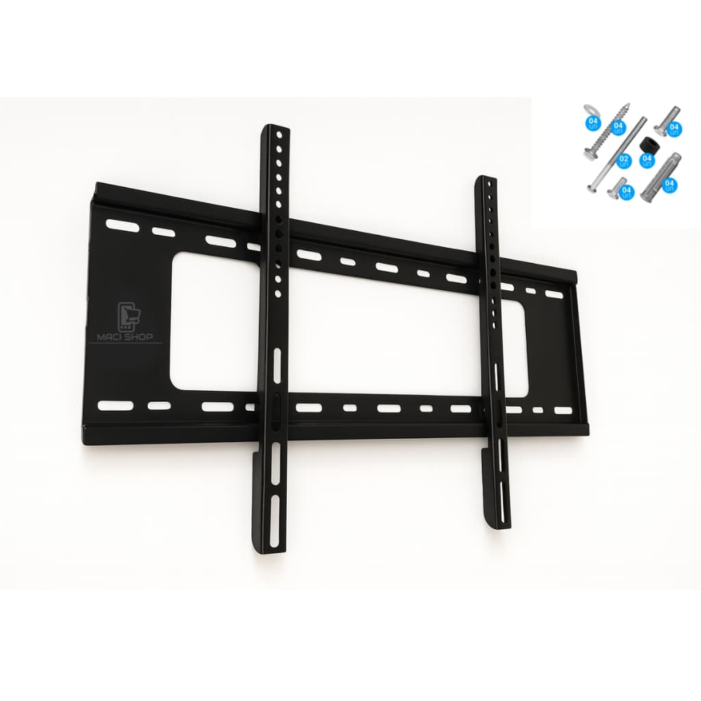 Suporte Para Tv 32 a 85 Fixo Lcd Led Oled Qled Samsung LG Universal de Parede Ultra Slim 60 65 70 75 80 85 86 Polegadas