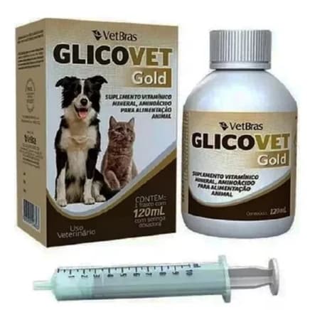 Glicovet Gold 120ml - Suplemento Vitamínico