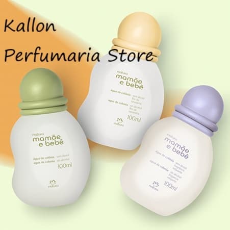 Linha Mamãe e Bebe Colonias 100 ml, Tradicional, Laranjeira em Flor, Relaxante, Natura Cosméticos