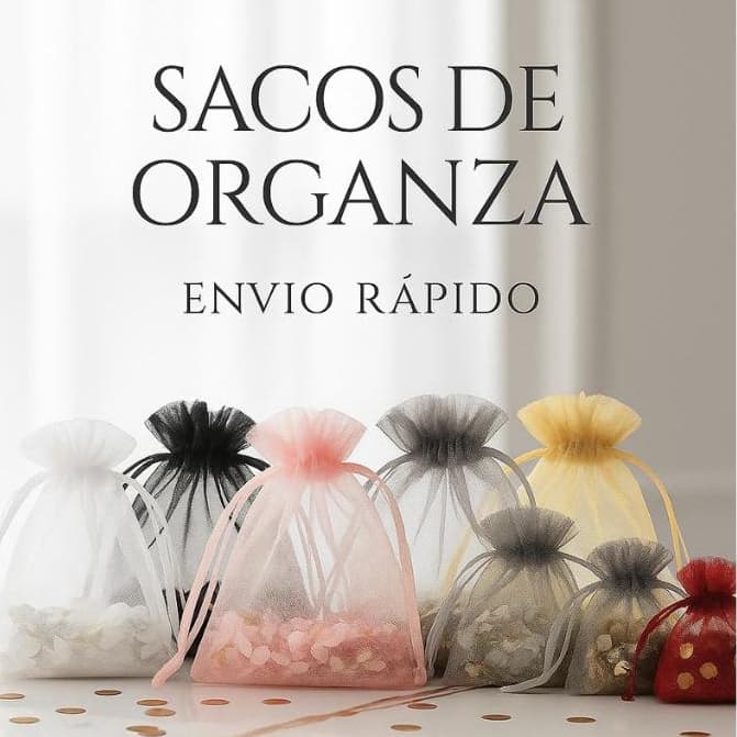 Kit 50 ou 100 Saco Saquinho Organza Tule 7x9 9x12 10x15 13x18 17x23 20x30 25x35 Festa Casamento