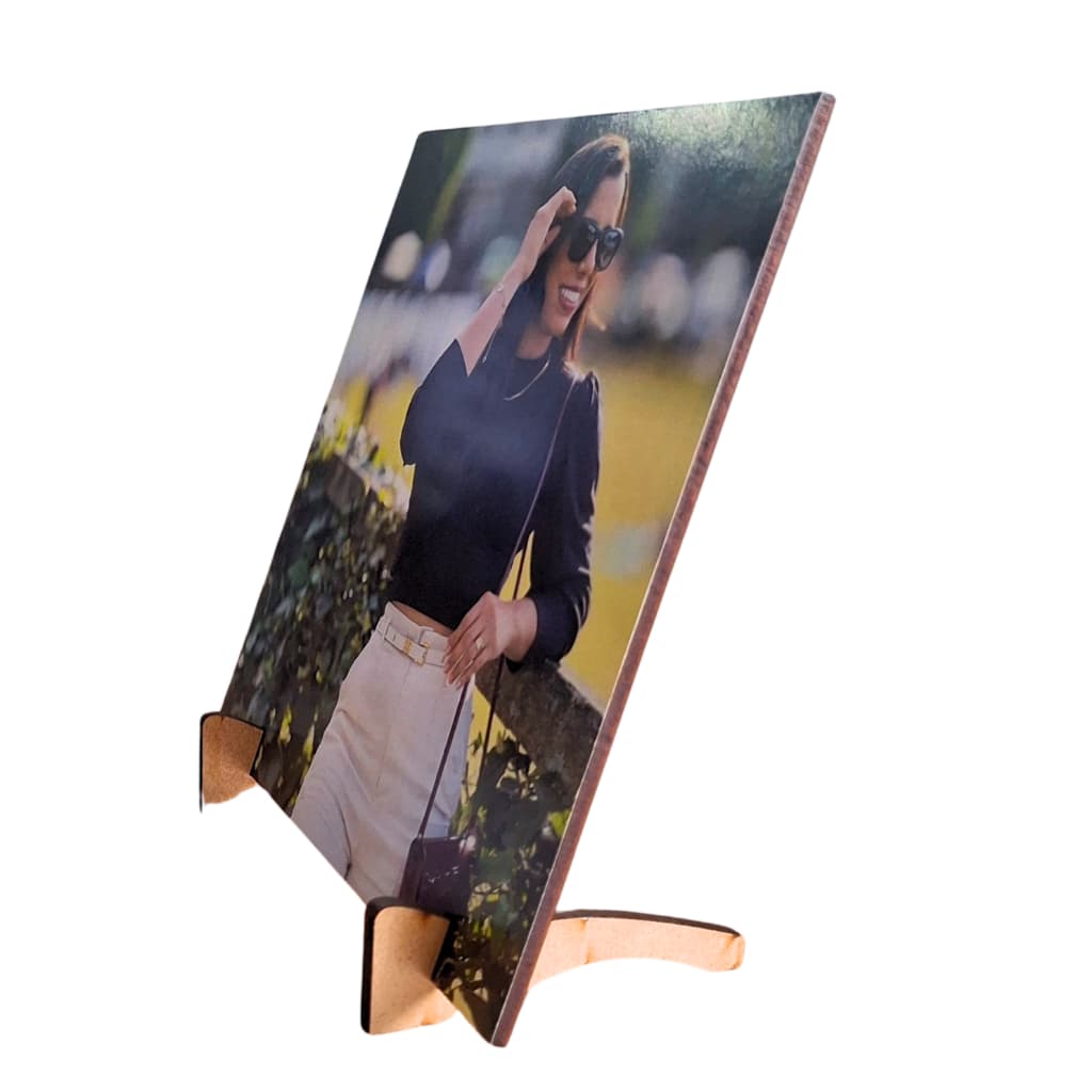 Quadros de Mesa Personalizado 15x15 - C/SUPORTE Com Sua Foto - Casal, Pet, Família