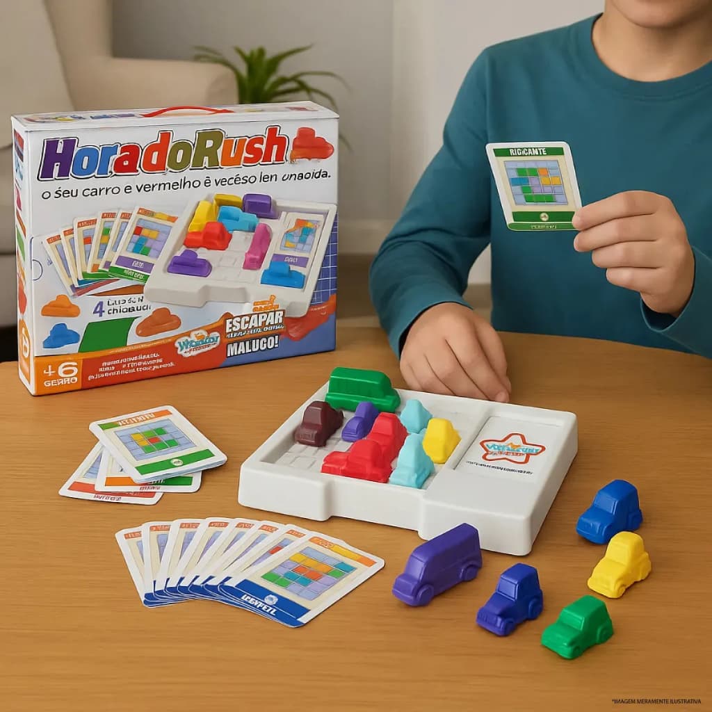 Brinquedo Infantil Jogo De Cartas Hora Do Rush Bigstar 341