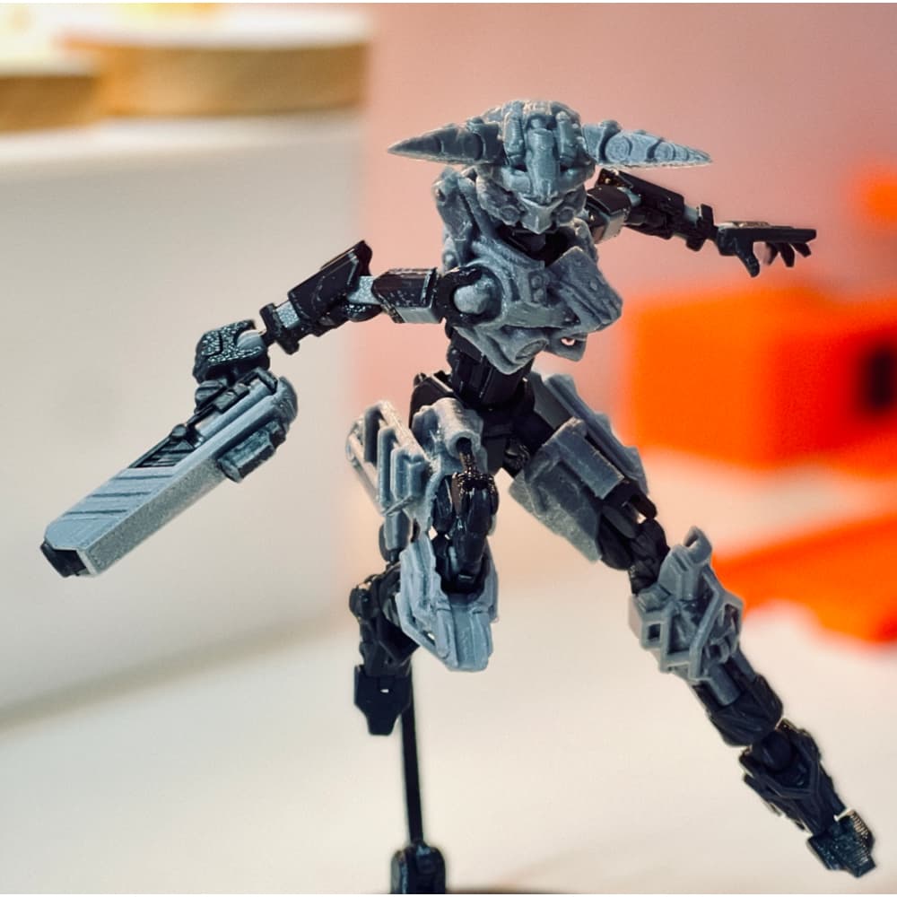 Boneco/Brinquedo Articulado Dummy Serie Mutante Armor (Rabbit War) Pintado a Mão